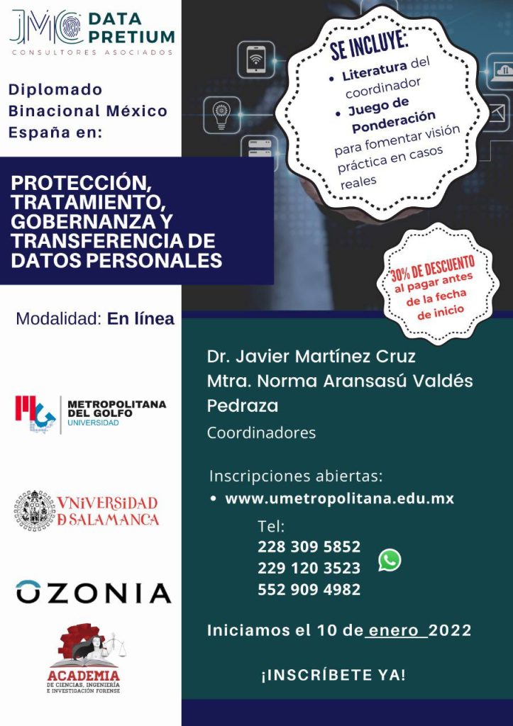 Diplomado Tratamiento de datos personales